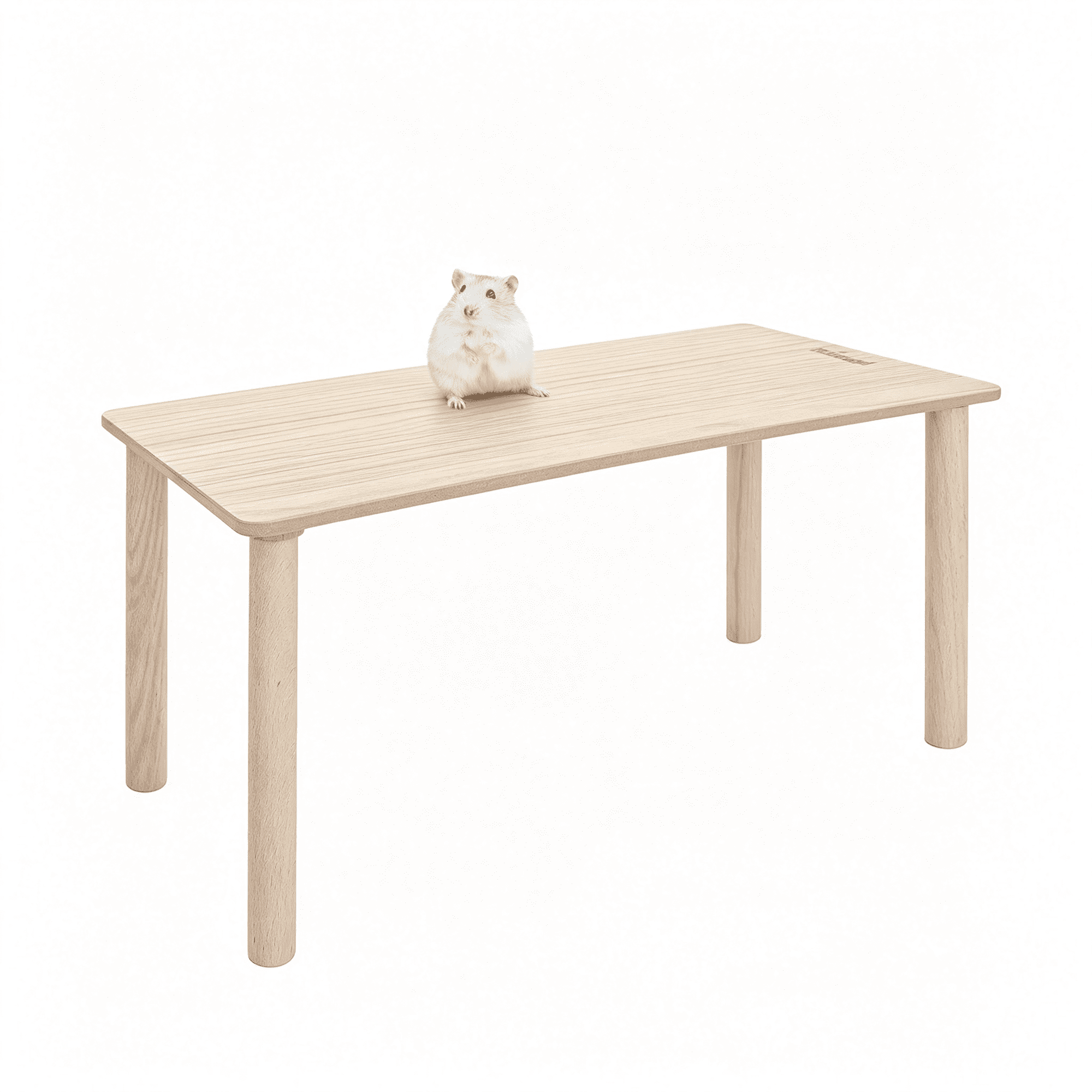 HBMYN Hamster Play Wooden Platform: Rectange - 7 L x 15.7 W - 7 H | Can Maximizes Cage Space & Enriches Pet environment for Dwarf Syrian Hamsters Gerbils Mice Degus or Other Small Pets