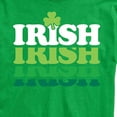 thumbnail image 3 of Instant Message - Irish Retro Repeat - Men's Short Sleeve Graphic T-Shirt, 3 of 6