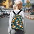 thumbnail image 7 of FORMRS Mini Backpack Purse for Women Quilted Travel Daypack Casual Shoulder Bag, Orange Fruit, 7 of 7