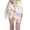 thumbnail image 2 of Disketp Happy Easter1 Women Swimsuit Cover Up Short Chiffon Summer Beach Sarong Bikini Wrap Skirt Bathing Suit, 2 of 7