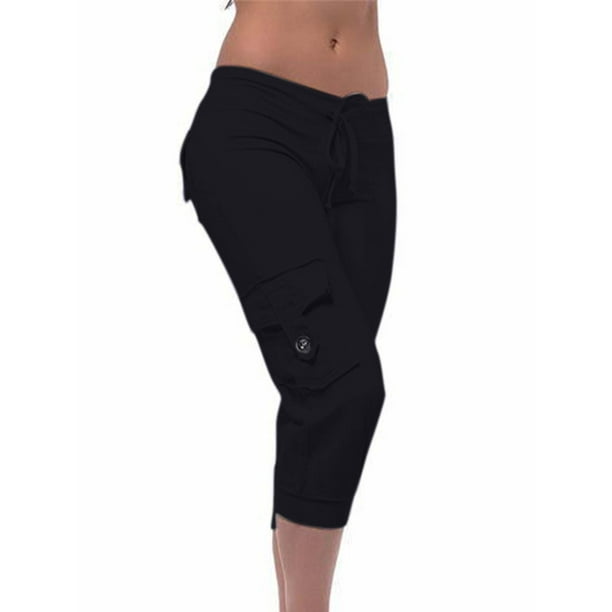 plus size yoga cropped pants