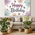 thumbnail image 6 of Yatrandify Spider Web Happy Birthday Banner Halloween Theme Decorative Design Spooky Halloween for Birthday Party Kids Party Indoor Decoration, 6 of 7