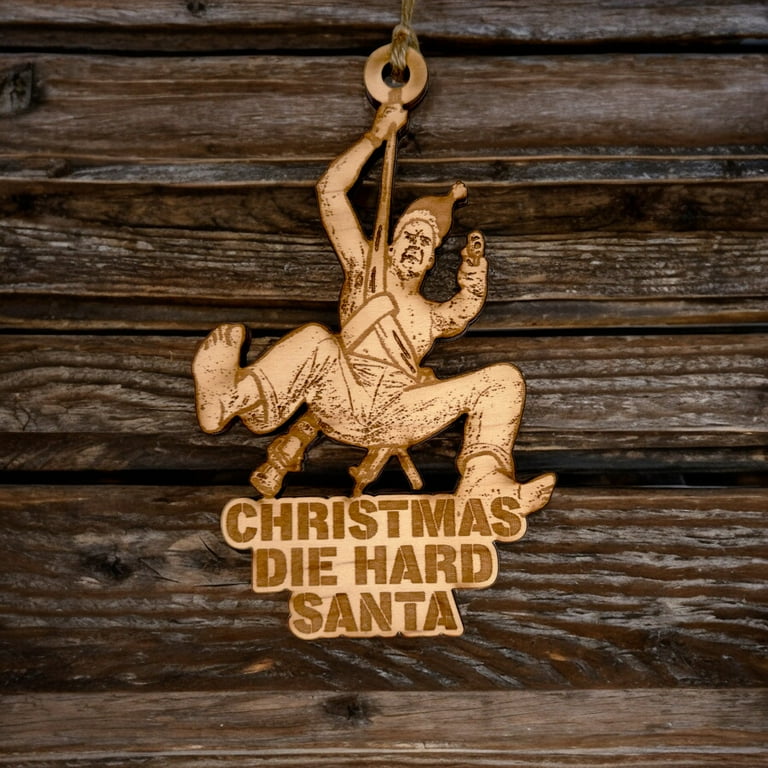 CEDAR Christmas Die Hard Santa Ornament CEDAR Christmas Die Hard Santa Ornament