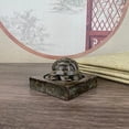 thumbnail image 4 of Collected antiques and old objects from the countryside: a turtle-shaped seal, a bronze seal, and a small turtle-shaped square seal., 4 of 4