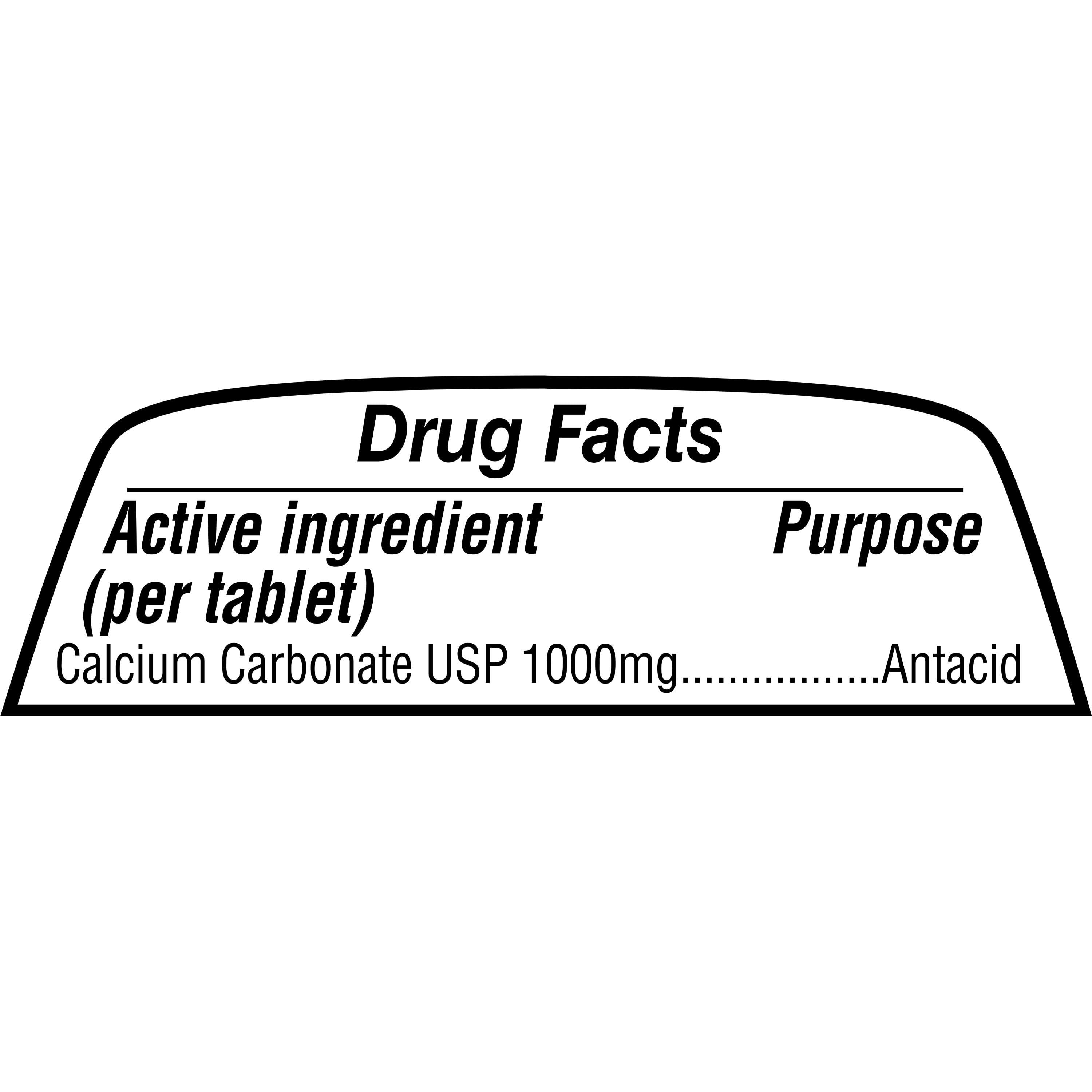Equate Ultra Strength Tropical Fruit Flavored Antacid Chewable Tablets, Twin Pack, 160 Count
