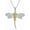 E_Yellow, variant on Dragonfly 925 Sterling Silver Heart-Shaped Celtic Necklace for Women, Crystal Birthstone Jewelry, Mother's Day Birthday Gift for Sisters, Mothers, Wives, Dragonfly Enthusiasts