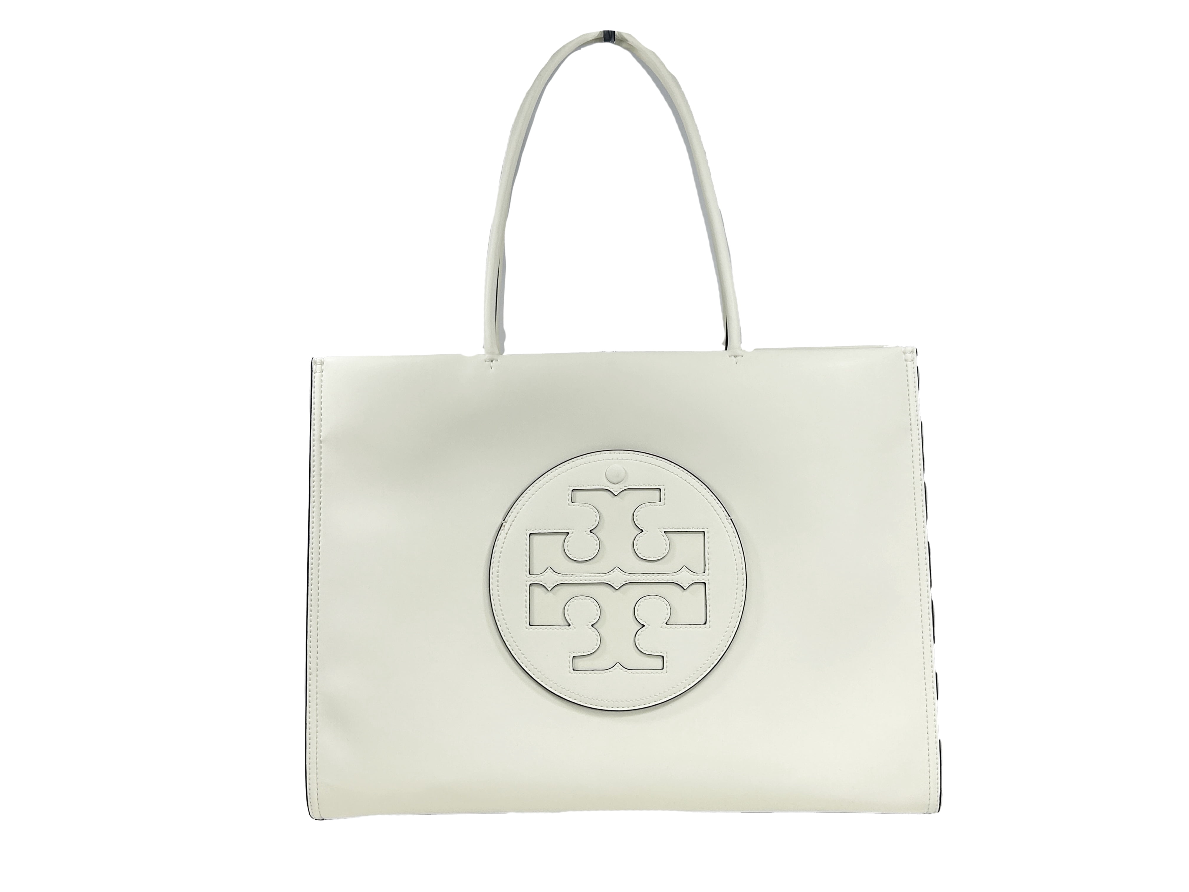 Tory Burch Ella Large Bio Eco Tote Handbag (Warm White) - Walmart.com