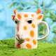 thumbnail image 2 of Taza de cerámica con forma de jirafa, 350 ml de capacidad, 3D, con forma de animal, 2 of 2