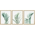 thumbnail image 2 of PixonSign Adhesive Canvas Print Wall Art Set - Green Tropical Jungle Palm Leaf Poster Art - Set of 3 Botanical Forest Plants Prints Wall Décor Minimal Boho for Living Room - 8"x10", 2 of 5