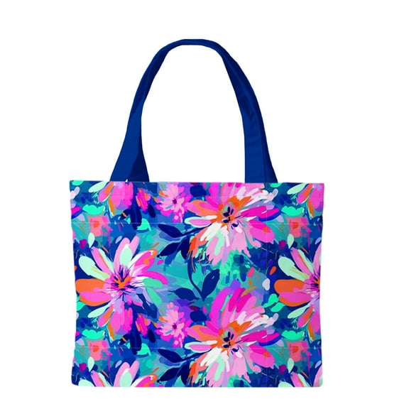 Briarwood Lane Abstract Floral Canvas Tote