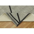 thumbnail image 5 of Casavani Hand Block Printed Cotton Dhurrie Living/Dining Floor Mat Home Décor Kilim, Black 7x10 feet, 5 of 6