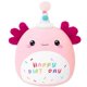 thumbnail image 1 of Peluche de peluche con forma de axolotl SQEQE, 35 cm, feliz cumpleaños, 1 of 9