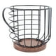thumbnail image 5 of Cesta De Almacenamiento De Cápsulas De Café, Base Ponderada De Hierro Y Forma De Taza De Pino, Decoración Moderna De Cesta De Café Portátil Para Oficina, 5 of 7