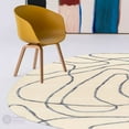 thumbnail image 2 of 6x9 Oval rug, Hand tufted, Abstract carpet, Hallway, Kids, Living, room, 2 of 6