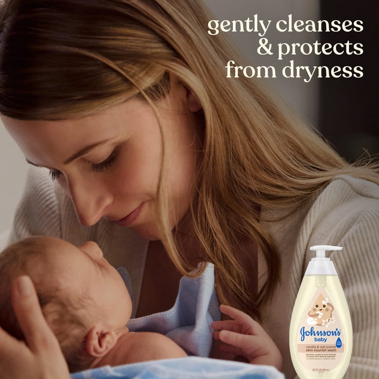 Johnson's Skin Nourish Baby Body Wash, Vanilla & Oat photo 3