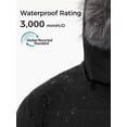 thumbnail image 6 of Wantdo Men's Recycled Thicken Winter Coat Mid-length Puffer Winter Parka Jacket with Detachable Hood Black L, 6 of 11