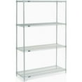 thumbnail image 2 of Nexel Wire Shelving, Poly-Z-Brite, 48"W x 21"D x 86"H, 2 of 5