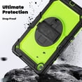 thumbnail image 3 of For Samsung Galaxy Tab A11+/A11 Plus Case 11 inch, 360 Rotating Shockproof Cover with Stand, Screen Protector, Shoulder Strap (2025, SM-X230/X235/X236), Lime PC, 3 of 7