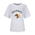 thumbnail image 4 of Glückskekse Personal Charm Design T-Shirt for Women Fashion Casual Comfortable Soft Breathable Tee Top, 4 of 4