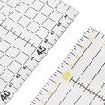 thumbnail image 4 of Multifunction Quilting Ruler, With Grid Lines Plastic Drafting Ruler, Quilting Measurement Seam Allowance for Drawing, 4 of 7