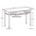 thumbnail image 3 of Pemberly Row Wood Transitional 48" Writing Office Desk in Gray, 3 of 7