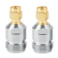 thumbnail image 2 of Kit De Adaptador SMA A N, 2 Piezas Tipo N Hembra A SMA Masculino Conector RF Coaxial Adaptador Convertidor, 2 of 7