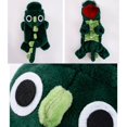 thumbnail image 3 of Cartoon Dog Clothes Green Sweater Coat Jacket Cold Weather Jumpsuits Breathable S, 3 of 8