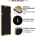 thumbnail image 4 of ANDY STAR Modern 18 x 48 Inch Rectangular Full Body Mirror, Brushed Gold, 4 of 9