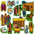 thumbnail image 2 of Little Folk Visuals Beginners Bible: Baby Jesus Precut Flannel/Felt Board Figures, 16 Pieces Set, 2 of 4