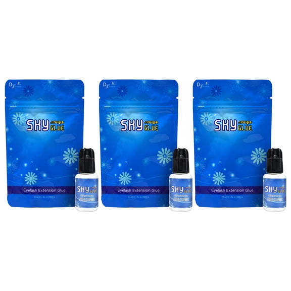 Sky Glue Eyelash Extension Glue D (Pack of 3)
