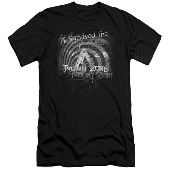 Twilight Zone - I Survived - Slim Fit Short Sleeve Shirt - X-Large