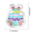 thumbnail image 3 of Easter Bunny Drawing Floor Mat – 23.6"x15.7" Pink Non-Slip Polyester Rug for Bedroom, Porch, Dorm, Bathroom, Kitchen – Cute Easter Indoor Home Decoration, 3 of 5