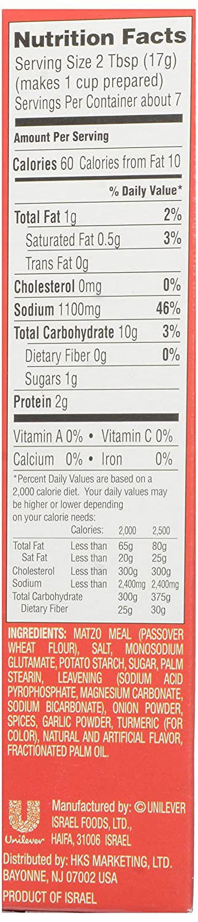 (2 pack) Lipton Kosher Soup Secrets Matzo Ball Soup Mix, 4.3oz