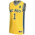 thumbnail image 2 of Men's GameDay Greats #1  Gold North Carolina A&T Aggies  Lightweight Basketball Jersey, 2 of 4
