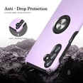 thumbnail image 5 of Galaxy A13 5G Case, Samsung Galaxy A13 5G Case with HD Screen Protector, [Military Grade] Shockproof Protection Case with 360° Magnetic Ring Holder Kickstand Case for Samsung A13 5G, Purple, 5 of 16