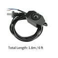 thumbnail image 5 of Uxcell Rotary Cord Switch AC 250V Slide Control Lamp Dimmer 100w with 6ft Power Cord Type A Plug Black 1pcs, 5 of 5