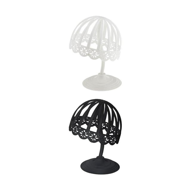 Soportes Decorativos para sombreros Jinwen Perchero Portátil Desmontable Blanco 45cm Negro 45cm