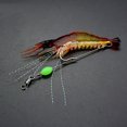 thumbnail image 4 of Toystoory Señuelos de plástico blando, cebo Artificial noctilucente, anzuelo de pesca de camarón luminoso, manivela de colores mezclados, 4 Pescar, 4 of 6