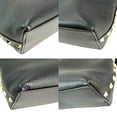 thumbnail image 4 of Pre-Owned Valentino Garavani Rockstud Small Black Leather Tote Bag, 4 of 12