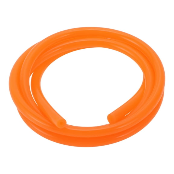 Unique Bargains Silicone Vacuum Tubing Hose Automotive Vacuum Line Orange 3FT 2mm Thickness 1 Pc High Temperature 130PSI Max Pressure for Air and Water 5/64" 2mm ID