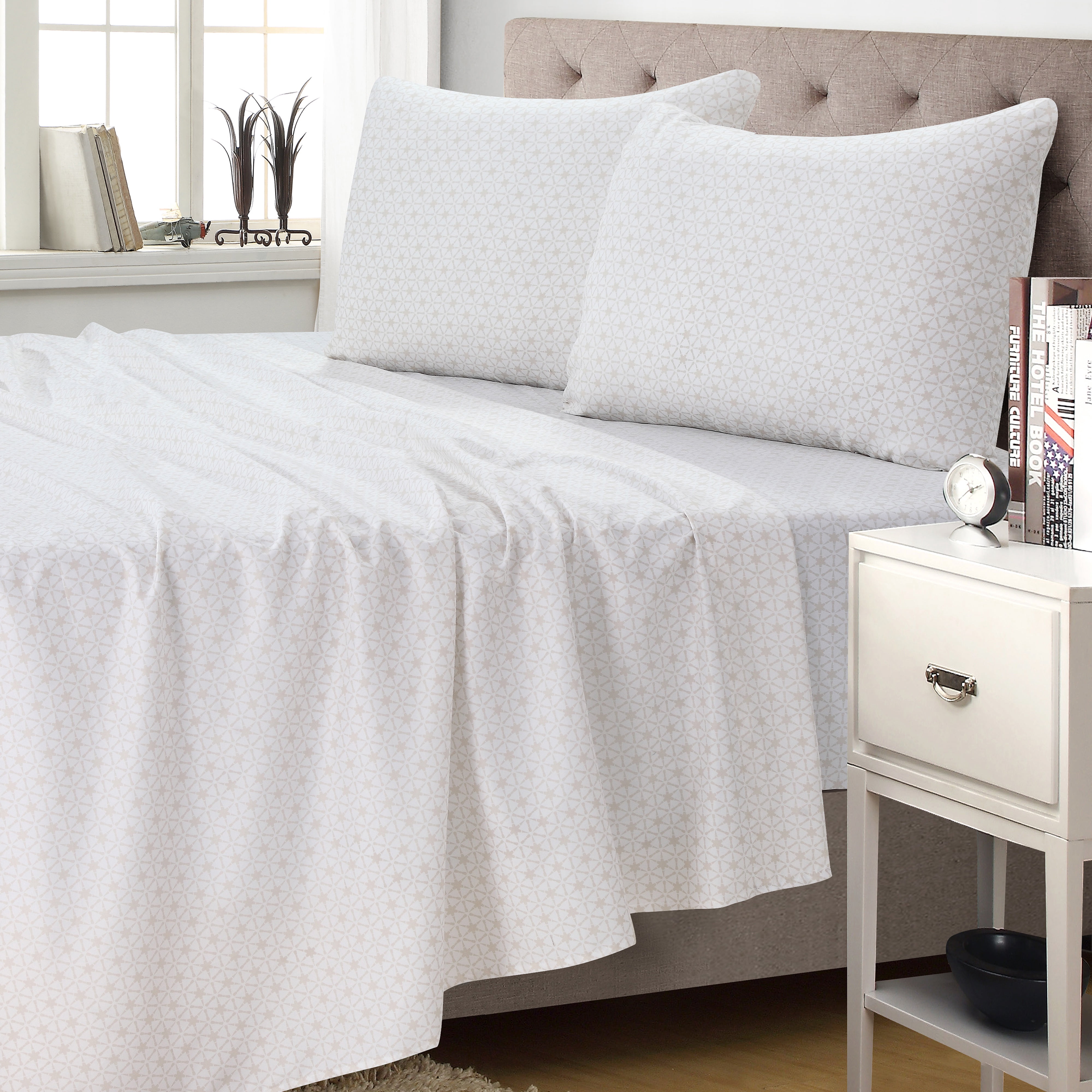 Lynx Microfiber 4-piece Sheet Set King