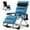 Blue(upgrade), variant on Zero Gravity Chair Support 440lbs for Poolside Backyard Beach, Foldable Reclining Lounge Chair with Headrest & Cup Holder for Indoor Outdoor, Patio Recliner Folding Reclining Chair, Adult Chair