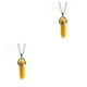 thumbnail image 1 of Qarigey Hexágono columna encanto colgantes colgantes coloridos encantos de cristal llaveros Type3 NO3, 1 of 6