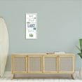 thumbnail image 2 of Eat Sleep Lake Repeat Oars Phrase Inspirational Graphic Art White Framed Art Print Wall Art, 2 of 7