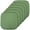 Green, variant on Memory Foam Honeycomb Non-Slip Back Chair/Seat 16" x 16" Cushion Pad 6 Pack