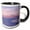 Black/White, variant on 3drose, Usa, Alaska, Ketchikan. Orca Whales at Sunset - Us02 Bja0229 - Jaynes Gallery, 11oz Two-tone Black Mug