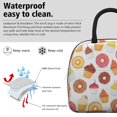 thumbnail image 3 of Lunch Bag Lunch Box for Women Reusable Insulated Lunch Bags,Water-Resistant Donut and Cupcakes Cooler Lunch Tote Bag, Large Capacity for Work Travel Picnic, 3 of 6