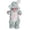 Light blue, variant on Halloween Bunny Baby Clothes Hooded Romper Easter Rabbit Outfit with Ears and Tail for Toddler Boys Girls 0-24 Months