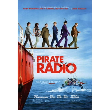 Pirate Radio (2009) 11x17 Movie Poster (Best Pirate Radio Stations)