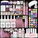 thumbnail image 1 of Kit de uñas acrílicas SAVILAND con taladro de uñas con luz UV, 1 of 7